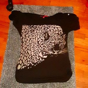 Brand new cheetah print top